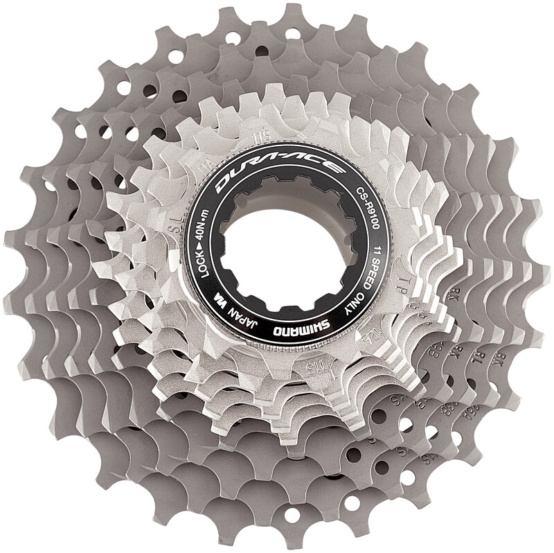 SHIMANO Kaseta Dura Ace CS-R9100 szary-srebrny / Ilość biegów: 11 / Stopniowanie: 11-30 ICSR910011130