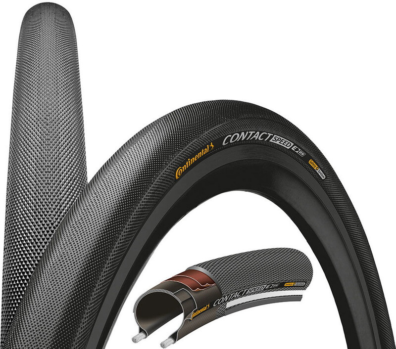 Continental Opona Contact Speed czarny / Pasek odblaskowy: tak / Rozmiar koła: 28