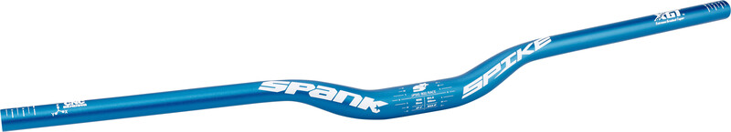 Spank unisex Spike 800 Race Bar, XGT, 31.8 MM, Shot PEEN kierownica, niebieski, 50 mm HAN1220