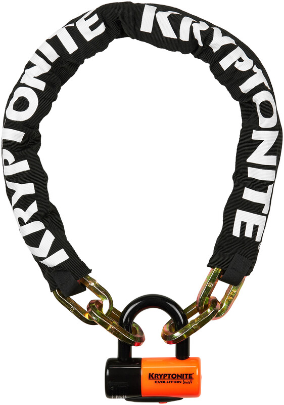 Kryptonite Łańcuch New York Chain Series 4 czarny-pomarańczowy / Rozmiar: 100 cm