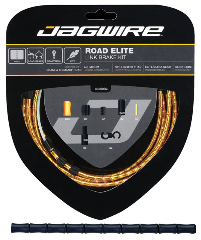 Jagwire Road Elite Link zestaw linki hamulcowej czarna 2017 hamulców RCK700_Noir