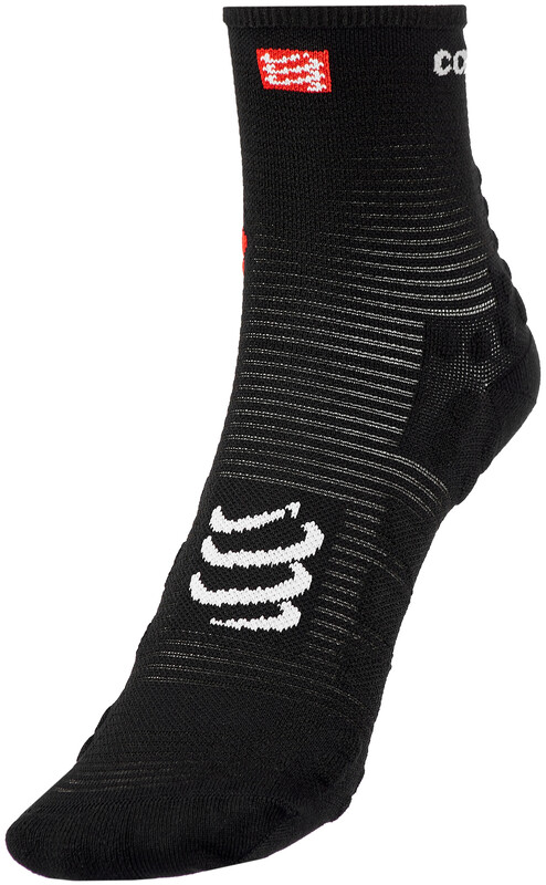 Compressport compress port Pro Racing Socks V3 Run High Black, czarny, 1 CS1RSHV399T1