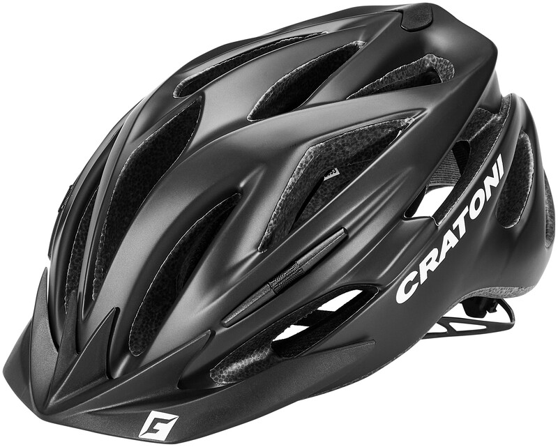 Cratoni Pacer kask rowerowy, w różnych kolorach, czarny 113001C2
