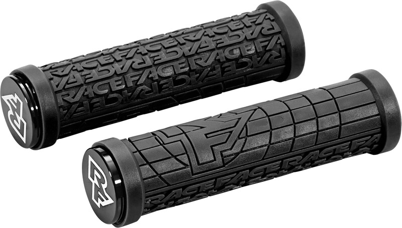 Race Face grippler Lock-On uchwyty czarna 2018 uchwytów rowerowych AC990090_Noir