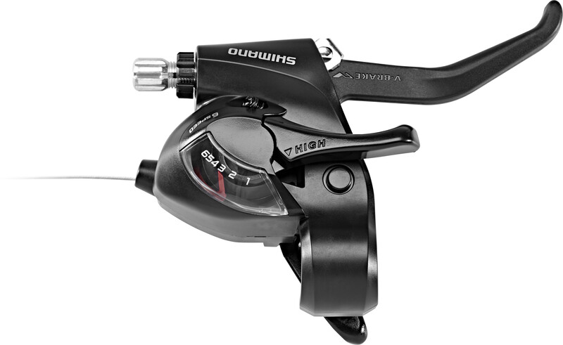 Shimano STI przełącznik stef41 RE. 6-F. czarna 2015 E-stf41r6al ESTEF41R6AL