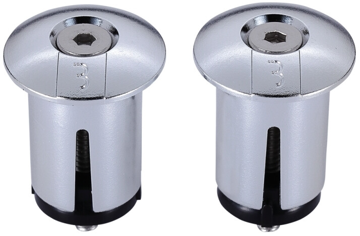 BBB kierownica pasek czapki z daszkiem screwon BHT-96, chrom, 2 sztuki, 2.929.779.609 F-BHT-96-SV (BBB-F-BHT-96-SV)