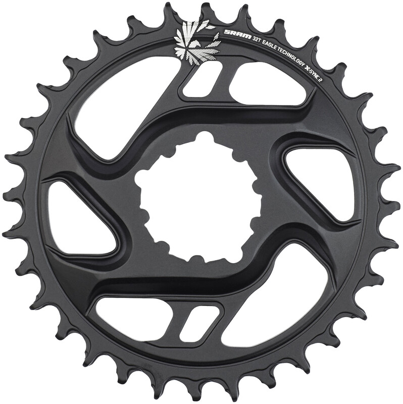 Sram 11.6218.030.270 zębatka 2 X-Sync Eagle 12-f.32 NP, czarna, aluminiowa, 6 MM, DM offsetowego (1 sztuki) 11.6218.030.270