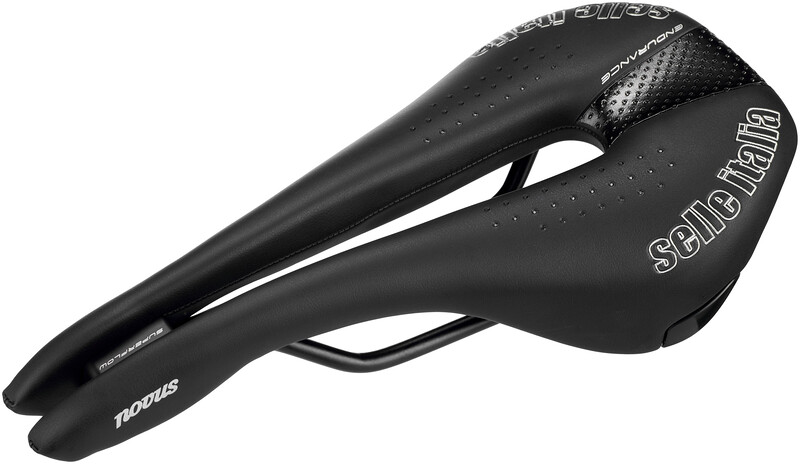 Selle ITALIA Siodło ITALIA NOVUS SUPERFLOW ENDURACE TM, rozm. L, czarne A-SIT-080H903AHC001