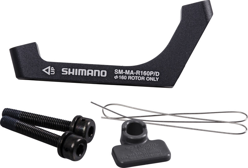 Shimano Adapter hamulca tarczowego SM-MA-R160 czarny / Rodzaj mocowania: Flat Mount-PM / Rozmiar: 160 mm ISMMAR160PDH