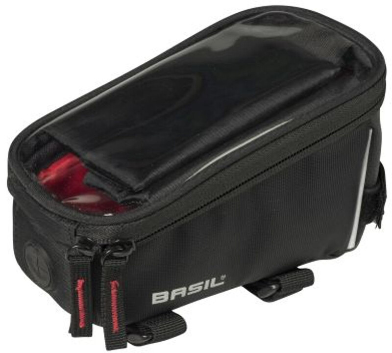 Basil Sport wzornictwo Frame Bag, torba na ramę, 1L, czarny BAS17748
