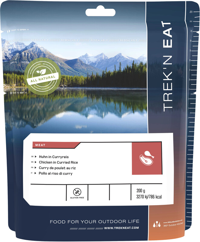 TREKNEAT Danie KURCZAK Z RYŻEM CURRY 200 g