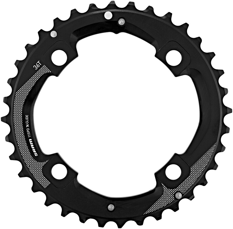 Sram MTB 36T, LK aluminiowa 2 x 11, m-pin, uni (GX łańcucha), 11.6218.022.000 arkusze, czarna, 104 MM 11.6218.022.000