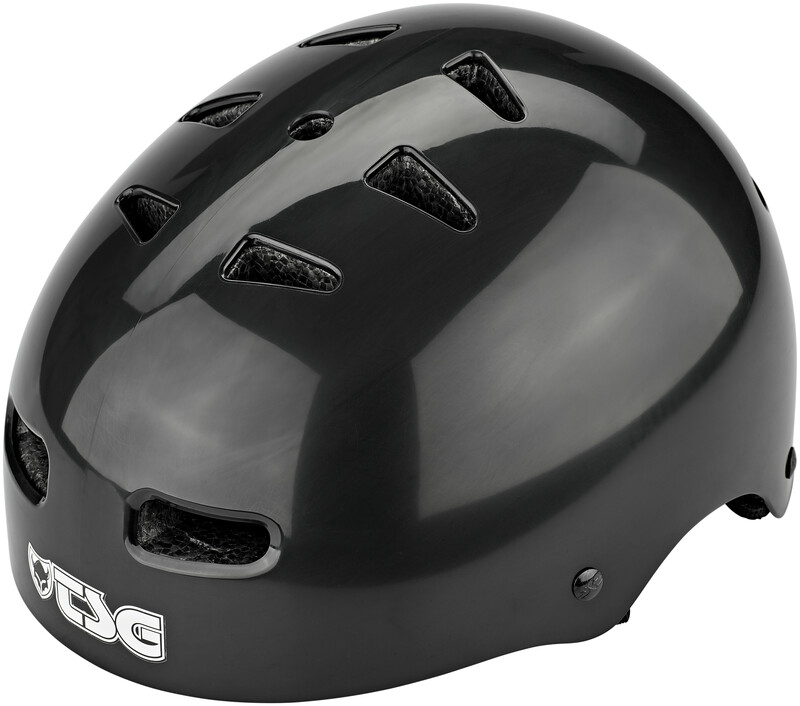 TSG Helm Skate BMX kask rowerowy/deskorolkowy, czarny, L/XL 750099_Injected-Black_L/XL