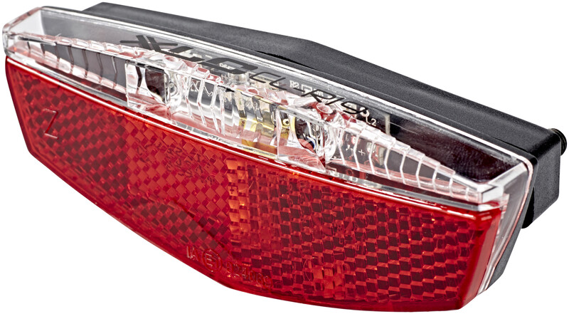 XLC bagażnik Reflektor tylny LED Z odblaskiem i światłem postojowym 2020 Lampki tylne na dynamo 2500240000
