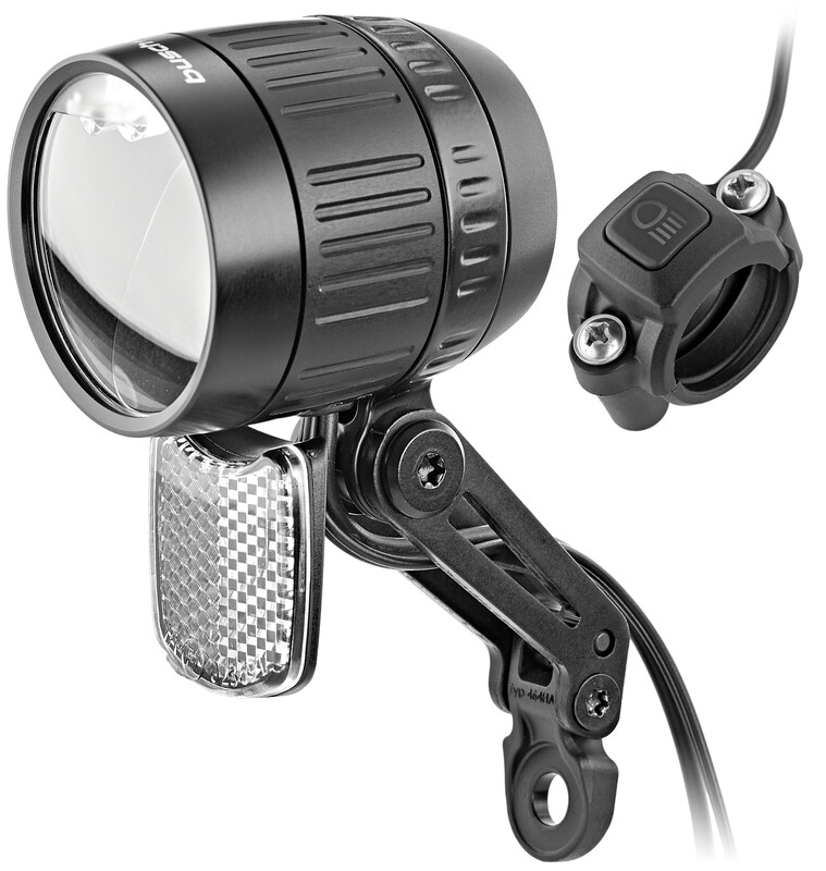 Busch + müller Busch + Müller Lumotec IQ-XM Lampka LED High Beam do rowerów elektrycznych 80 lx, black 2020 Oświetlenie rowerowe - zestawy 20.318-8