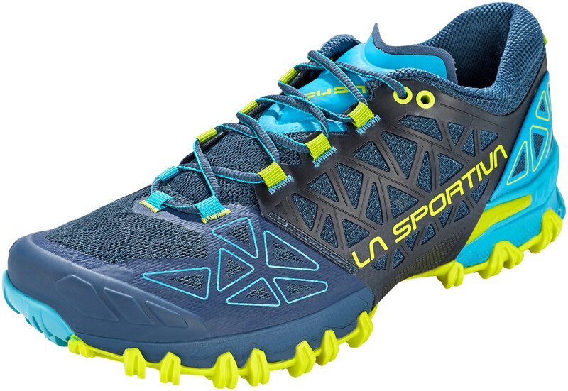 La Sportiva Bushido II Buty do biegania Mężczyźni, opal/apple green EU 46 2020 Buty terenowe 36S618705-46