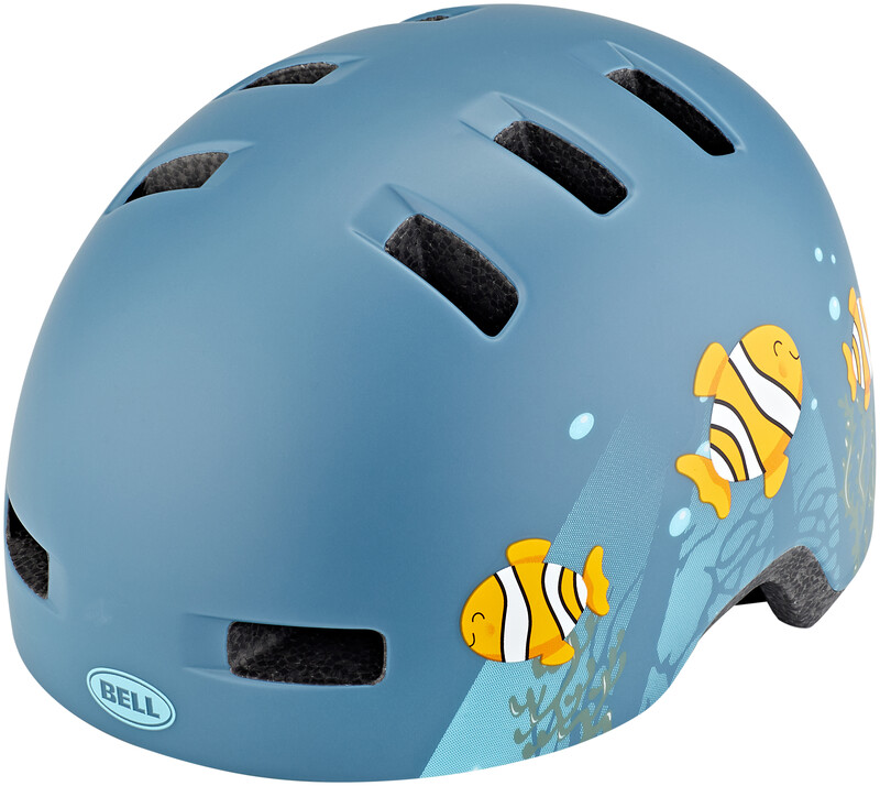 Bell rowerowy LIL RIPPER clown fish matte gray blue BEL-7101764