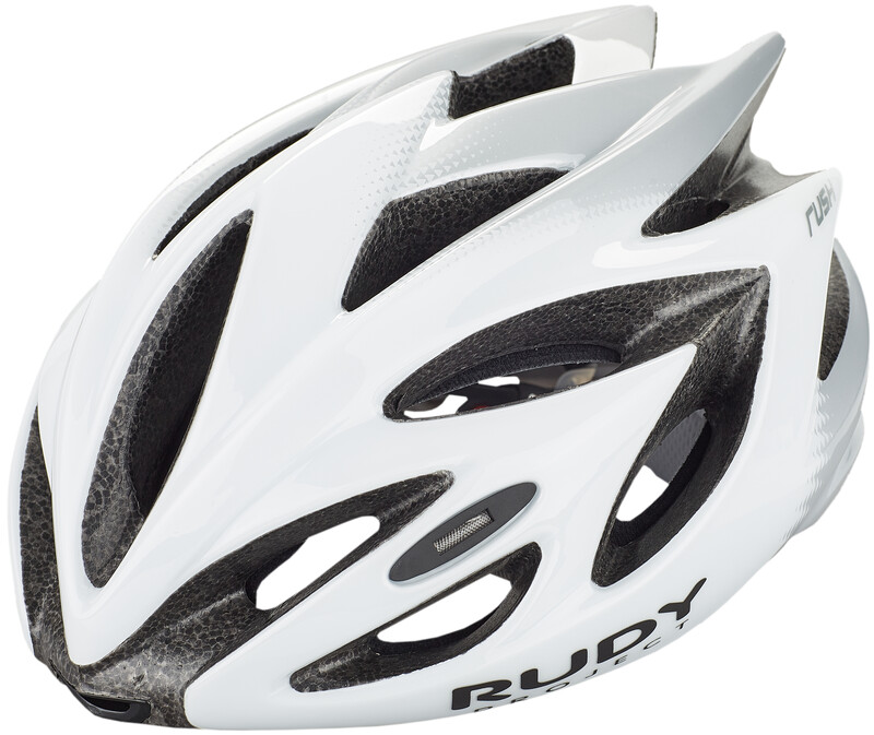 RUDY project Project Rush Kask rowerowy, white/silver shiny L 59-62cm 2020 Kaski szosowe HL570123