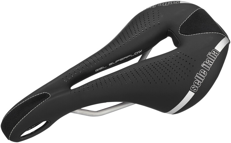 Selle italia Italia Max Flite Gel Superflow Siodełko, black L 14,6cm 2020 Siodełka szosowe