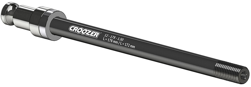 CROOZER Click & Crooz Plus Oś sztywna z zaczepem 12x178mm-1.50 N, black 2020 Akcesoria do przyczepek 122500418