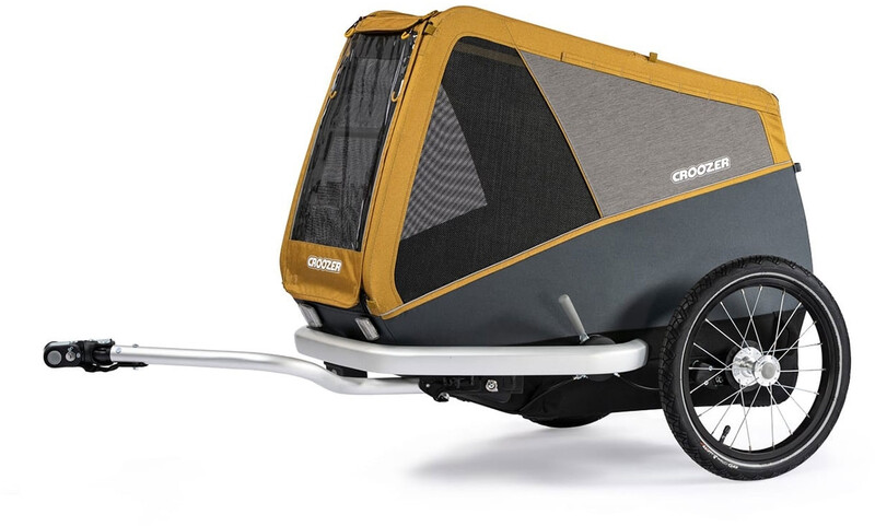 Croozer Dog Peppa Przyczepa dla psów, corn yellow 2021 Przyczepki dla psów 121000818