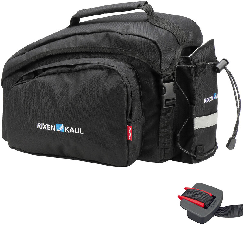 KLICKfix Rixen i Kaul Klickfix Rack Pack 1  torba na bagażnik z Trinkflaschenhalter, czarny, 35 x 28 x 22 cm 0266SA