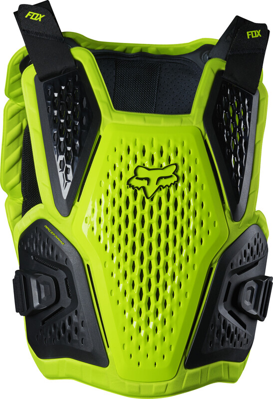 Fox Raceframe Impact Ochraniacz, fluorescent yellow L/XL 2020 Ochraniacze na plecy i klatkę piersiową