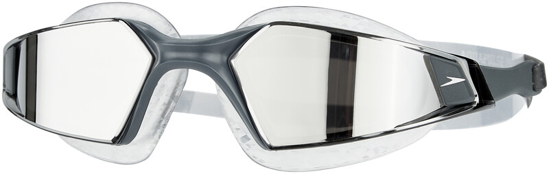 Speedo Aquapulse Pro Mirror Okulary pływackie, oxid grey/silver/chrome 2020 Okulary do pływania