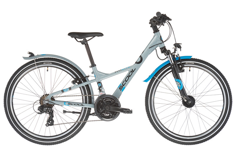 S''cool s''cool XXlite alloy 24 21-S Dzieci, grey/petrol 24