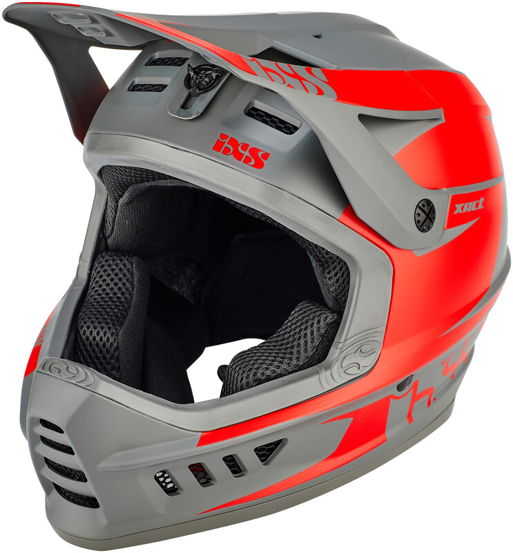 Modi IXS IXS XACT Evo red/graphite M/L | 57-59cm 2021 Kaski Fullface i Downhill IX-HLT-9008/1150/M/L