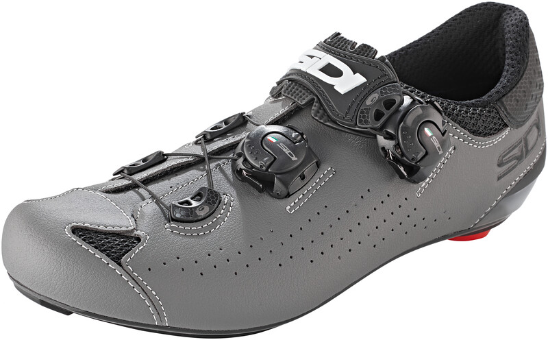 Sidi Genius 10 Buty Mężczyźni, black/grey EU 43 2021 Buty szosowe zatrzaskowe 10101230