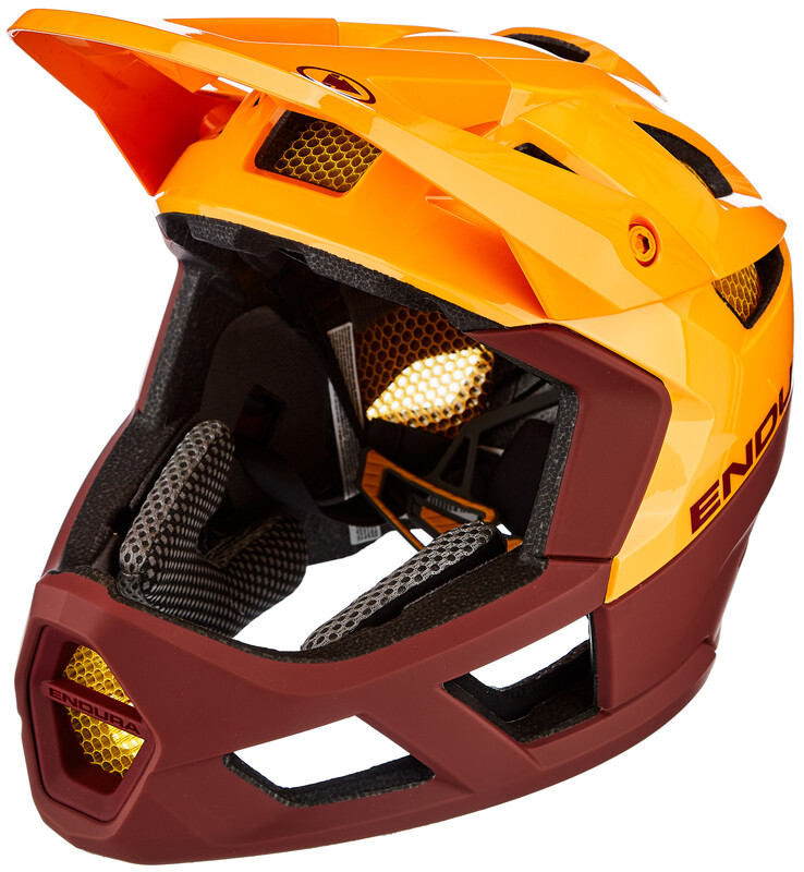 ENDURA MT500 Kask Full Face Mężczyźni, mandarin L/XL | 58-63cm 2021 Kaski Fullface i Downhill E1518OT/L-XL