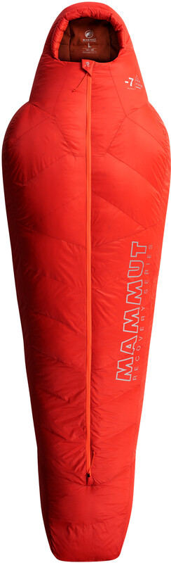 Mammut Perform Down Bag Śpiwór -7C L Mężczyźni, safety orange Mid Zipper 2021