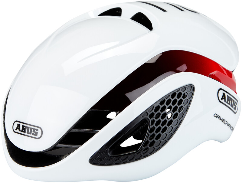 Abus GameChanger Kask, white/red L | 59-62cm 2021 Kaski szosowe 86790