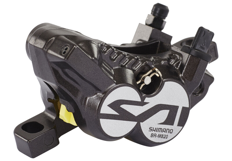 Saint Shimano BR-M820 siodełko do hamulca tarczowego koło przednie/tylne koła czarna 2018 ciała do hamulca tarczowego BR-M820