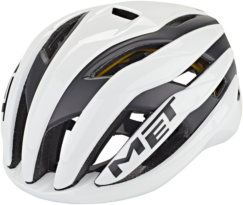 MET Trenta MIPS Kask, white/black L | 58-61cm 2021 Kaski szosowe 57001845