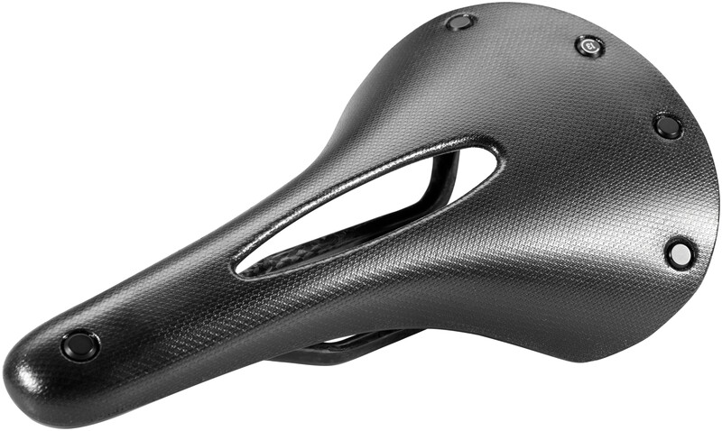 Brooks Cambium C13 Carved All Weather Siodełko, black 158mm 2021 Siodełka miejskie i komfortowe 80400507