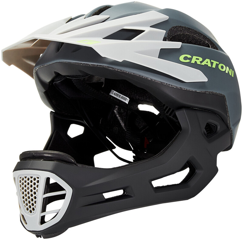 Cratoni C-Maniac Kask freeride'owy, szary/czarny S/M | 52-56cm 2020 Kaski MTB 2015059120