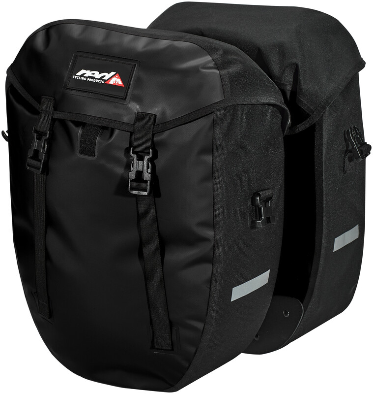 Red cycling products Red Cycling Products Urban Twin II Torba, black 2021 Sakwy BG-2131-RCP-BLACK-II