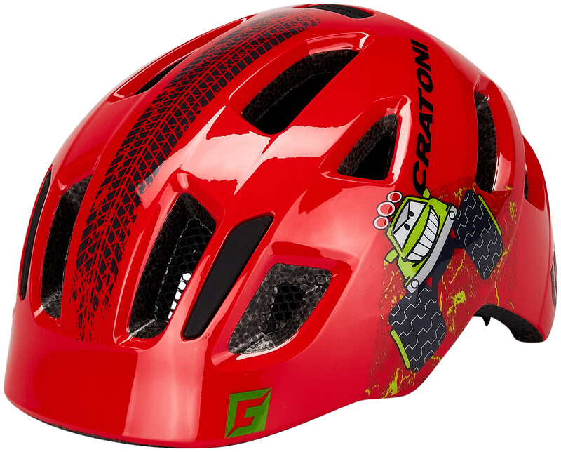 Cratoni Maxster Kask Dzieci, truck/red gloss S/M | 51-56cm 2020 Kaski dla dzieci 2015066505