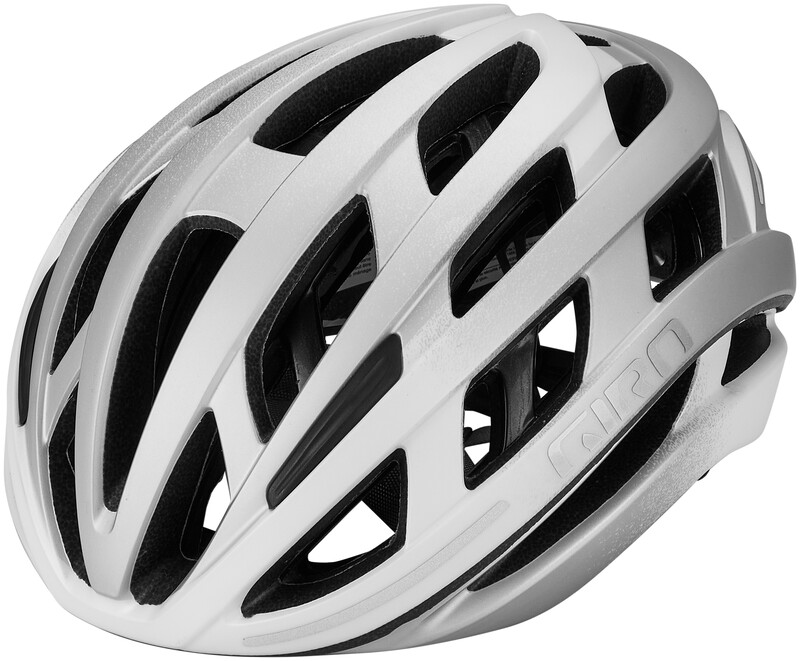 Giro Helios Spherical Helmet, matte white/silver fade S | 51-55cm 2021 Kaski szosowe 200254-013