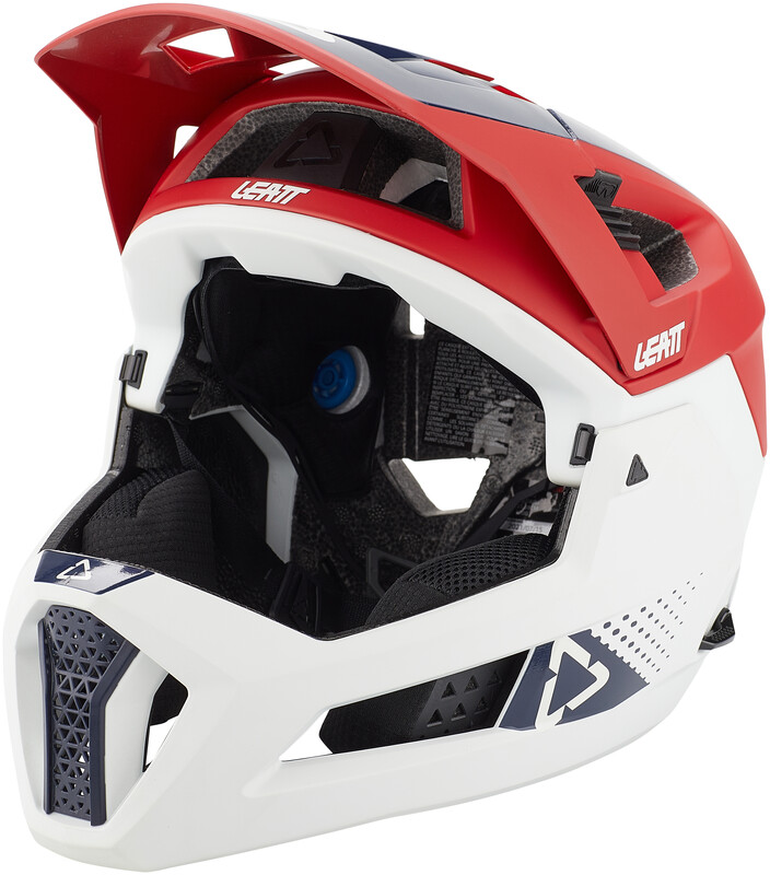 Leatt Leatt DBX 4.0 Enduro Helmet, chilli M | 55-59cm 2021 Kaski MTB LE-HLT-2130/2117/M
