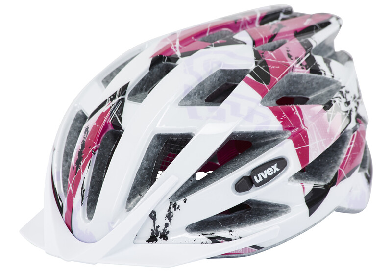 UVEX Air Wing Kask rowerowy Dzieci, white/pink 56-60cm 2021 Kaski dla dzieci S4144260117