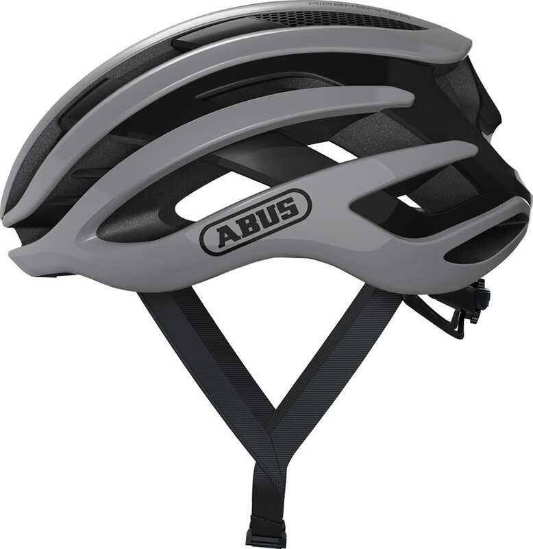 Abus AirBreaker Kask rowerowy, race grey L | 59-61cm 2021 Kaski szosowe 40280