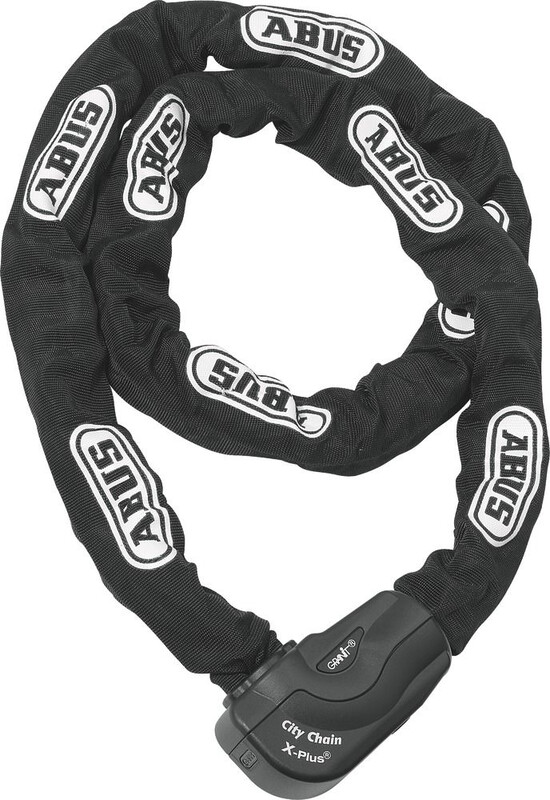 Abus Granit CityChain X-Plus 1060 Łańcuch rowerowy z zamkiem, black 1400mm 2020 Zabezpieczenia rowerowe 28624