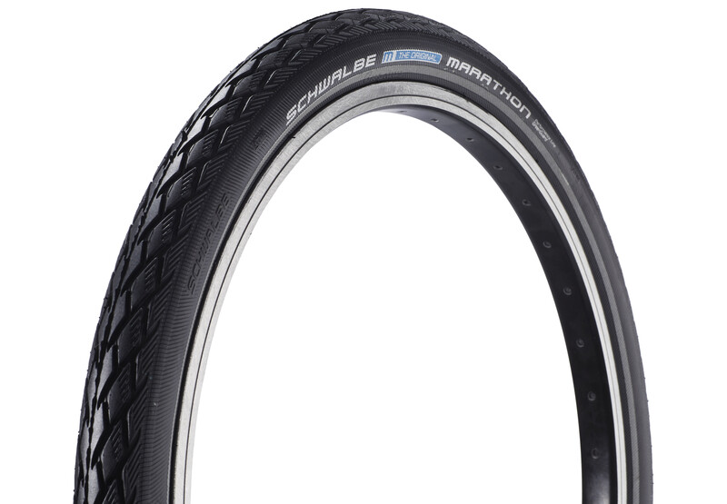 Schwalbe Opona Marathon czarny / Pasek odblaskowy: tak / Rozmiar koła: 20