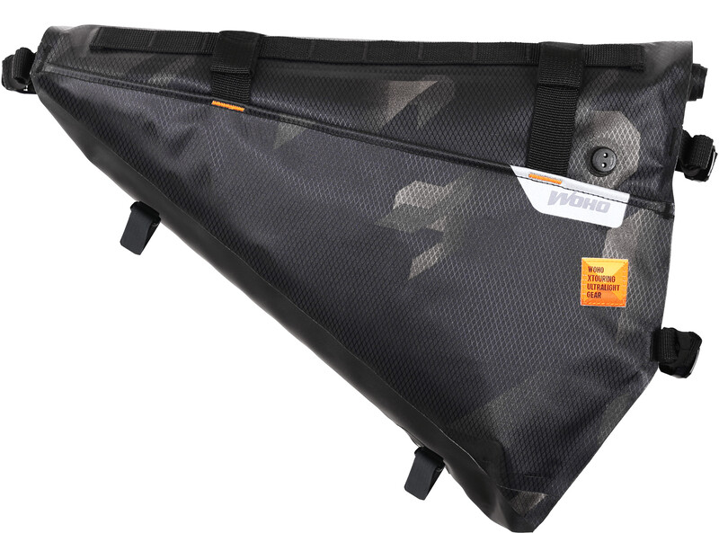 Woho WOHO X-Touring Nieprzemakalna torba na ramę M, diamond cybercam black 2020 Torebki na ramę FMB-013-31
