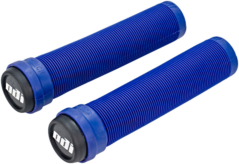 ODI Longneck SL F01SLBU chwyty do kierownicy roweru BMX, ciemnoniebieskie, długość 143 mm, bez kołnierza 32112