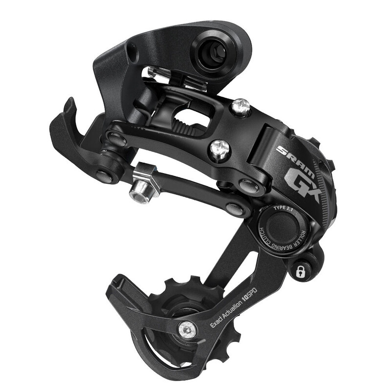Sram Przerzutka przerzutka GX Type 2.1 10-biegowa Czarny, o długim okresie klatka, 00.7518.080.000, czarna, uni, 00.7518.080.000 00.7518.080.000