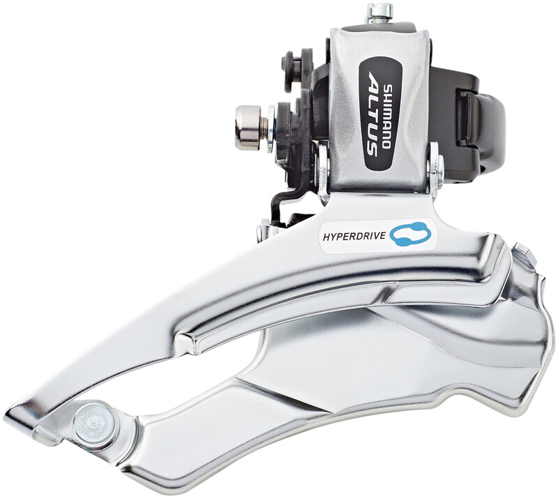 Shimano Front derailleur Triple Silver FD-M313 34.9 MM CB DS DP 63  66, UNI EFDM313X3